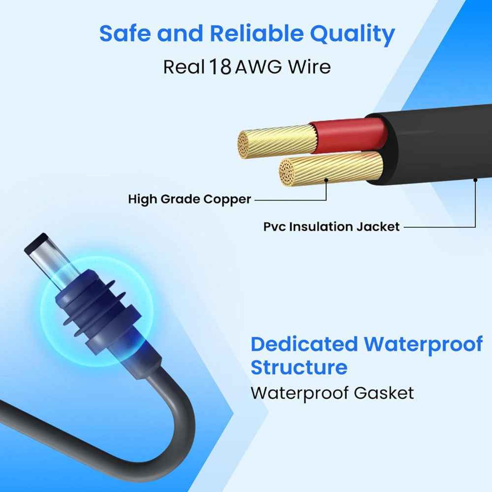 Starlink Replacement Cable for Mini DC Power | Waterproof & Durable - OrbiMars