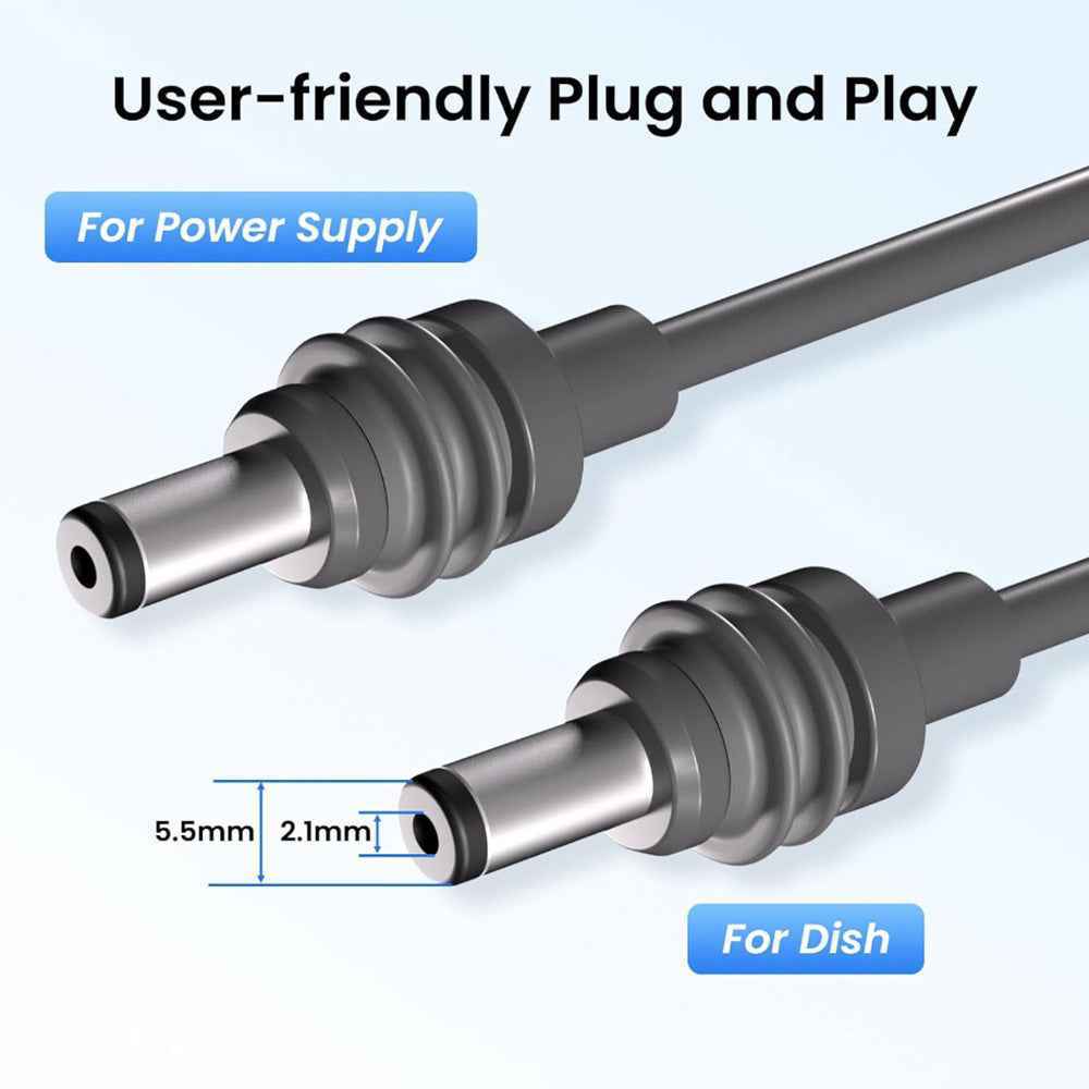Starlink Replacement Cable for Mini DC Power | Waterproof & Durable - OrbiMars