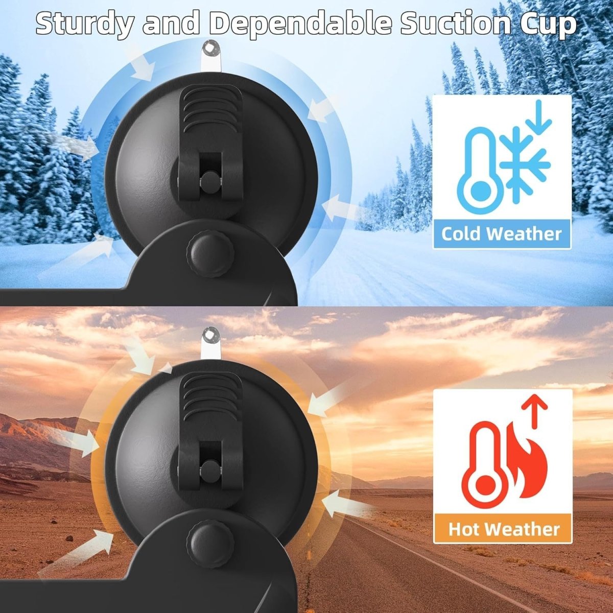 Starlink Suction Cup Mount | Silicone Protective Mount for Car Roof & RV - OrbiMars