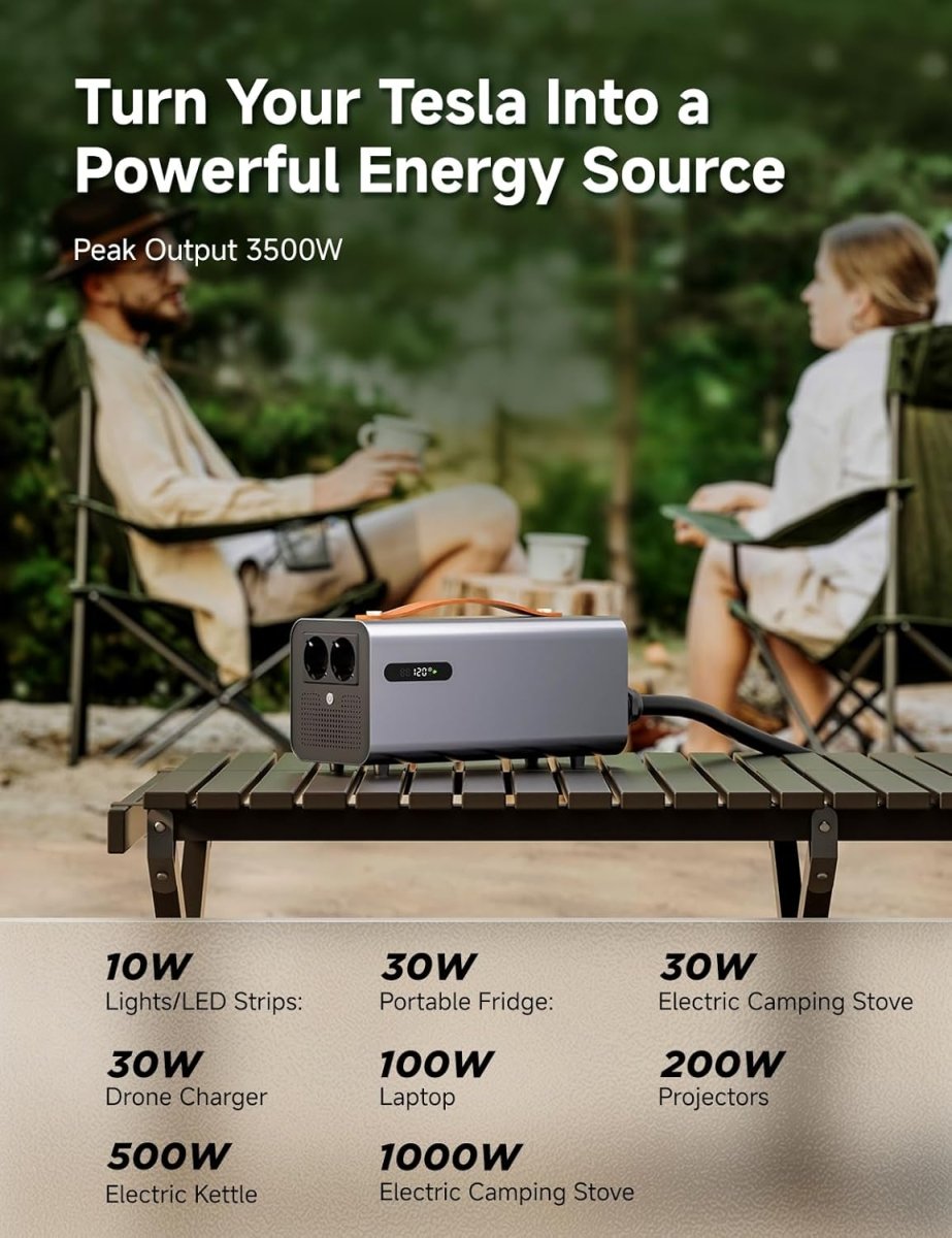 Vehicle to load EV Discharger for Model Y/3/X/S - OrbiMars933994357815