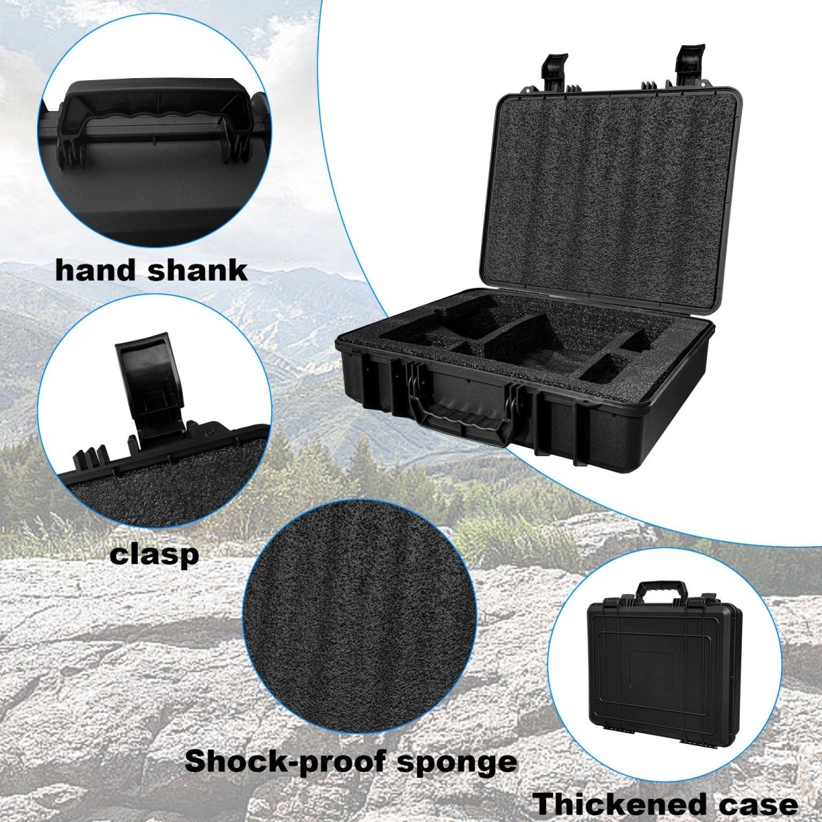 Waterproof Starlink Mini Case | Hard Shell Travel Case - OrbiMars